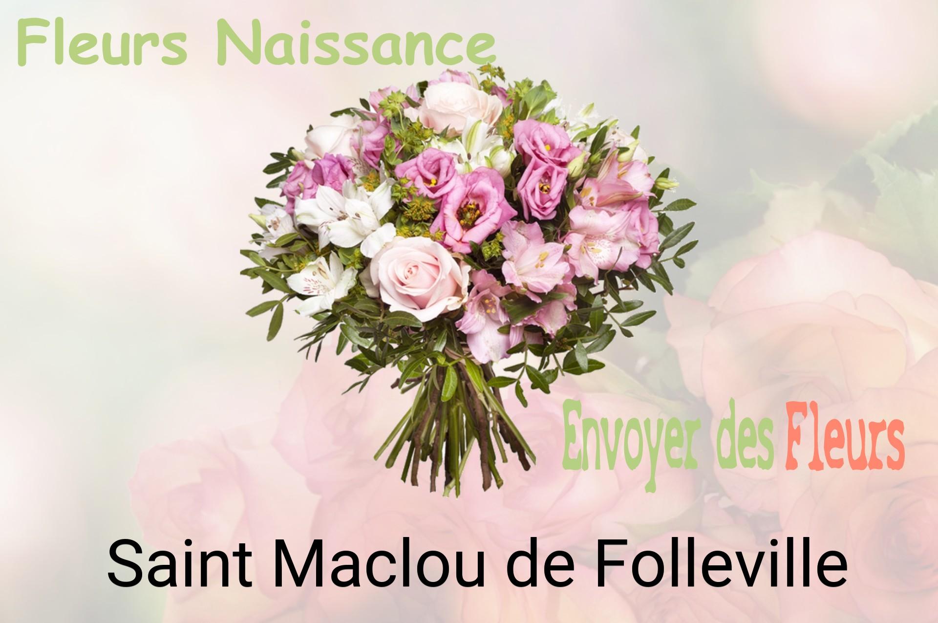Bouquet de fleurs de naissance livré à Saint-Maclou-de-Folleville